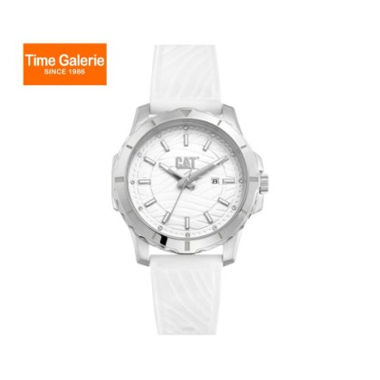 CAT DOWNFORCE AP-341-20-222 Analog White Silicone Strap Women Watch CAT DOWNFORCE AP-341-20-222 Analog White Silicone Strap Women Watch