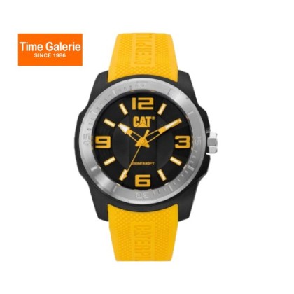 CAT GRIDLOCK LX-141-27-137 Analog Yellow Silicone Strap Men Watch CAT GRIDLOCK LX-141-27-137 Analog Yellow Silicone Strap Men Watch