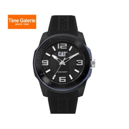 CAT GRIDLOCK LX-161-21-132 Analog Black Silicone Strap Men Watch CAT GRIDLOCK LX-161-21-132 Analog Black Silicone Strap Men Watch