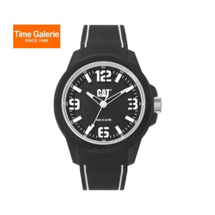 CAT LINEVOLT LZ-110-21-122 Analog Black Silicone Strap Men Watch CAT LINEVOLT LZ-110-21-122 Analog Black Silicone Strap Men Watch