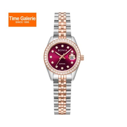 Bonia Noble Elegance BNB10550-2667S Purple Dial Stainless Steel Women Watch Bonia Noble Elegance BNB10550-2667S Purple Dial Stainless Steel Women Watch