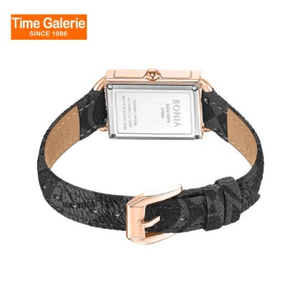 Bonia Elegance BNB10910-2533 Black Leather Strap Women Watch Bonia Elegance BNB10910-2533 Black Leather Strap Women Watch