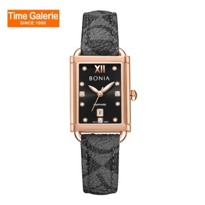 Bonia Elegance BNB10910-2533 Black Leather Strap Women Watch Bonia Elegance BNB10910-2533 Black Leather Strap Women Watch