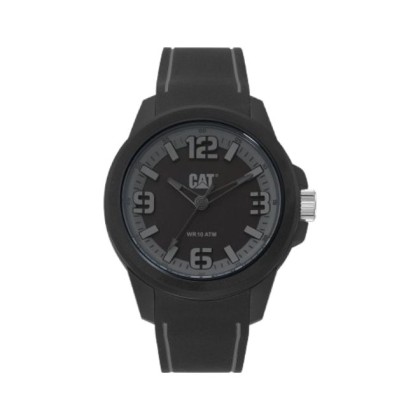 CAT LINEVOLT LZ-110-21-121 Analog Black Silicone Strap Men Watch