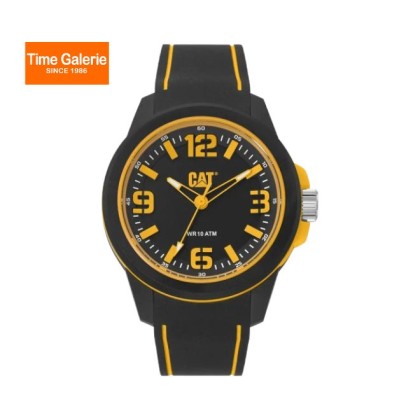 CAT LINEVOLT LZ-110-21-127 Analog Black Silicone Strap Men Watch CAT LINEVOLT LZ-110-21-127 Analog Black Silicone Strap Men Watch