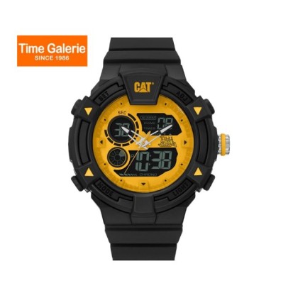 CAT DUALMODE MI-165-21-731 Analog Black Rubber Strap Men Watch CAT DUALMODE MI-165-21-731 Analog Black Rubber Strap Men Watch