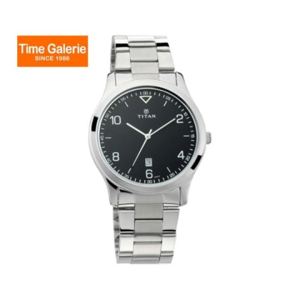 Titan Workwear 1770SM02 Black Dial Stainless Steel Men Watch Titan Workwear 1770SM02 Black Dial Stainless Steel Men Watch