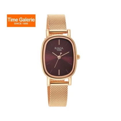 Titan Raga Viva 2665WM01 Brown Dial Stainless Steel Women Watch Titan Raga Viva 2665WM01 Brown Dial Stainless Steel Women Watch