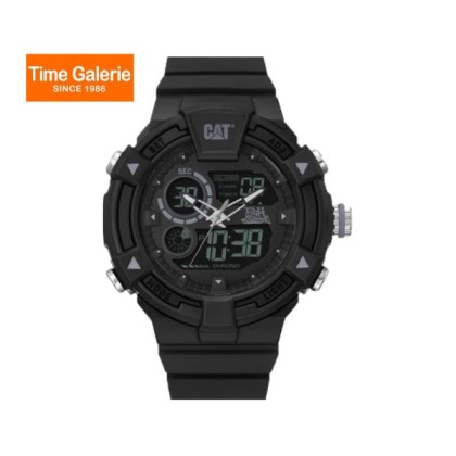 CAT DUALMODE MI-165-21-131 Analog Black Rubber Strap Men Watch CAT DUALMODE MI-165-21-131 Analog Black Rubber Strap Men Watch