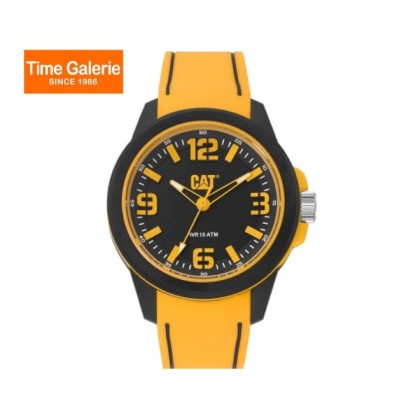 Cat LINEVOLT LZ-110-27-127 Yellow Silicone Strap Men Watch Cat LINEVOLT LZ-110-27-127 Yellow Silicone Strap Men Watch