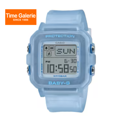 Casio Baby-G BGD-10KG-2DR Digital Blue Resin Band Women Watch Casio Baby-G BGD-10KG-2DR Digital Blue Resin Band Women Watch