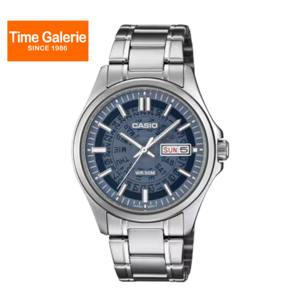 Casio General MTP-E740-2A1VDF Analog Stainless Steel Men Watch
