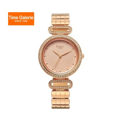 Titan Raga 2796WM01 Analog Rose Gold Metal Strap Women Watch Titan Raga 2796WM01 Analog Rose Gold Metal Strap Women Watch