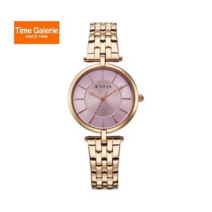 Titan Raga 95351WM01 Analog Rose Gold Metal Strap Women Watch Titan Raga 95351WM01 Analog Rose Gold Metal Strap Women Watch