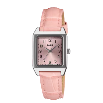 Casio General LTP-B150LA-4BDF Analog Pink Leather Band Women Watch Casio General LTP-B150LA-4BDF Analog Pink Leather Band Women Watch