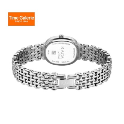 Titan Raga 95430SM01 Analog Pink Dial Silver Metal Strap Women Watch Titan Raga 95430SM01 Analog Pink Dial Silver Metal Strap Women Watch
