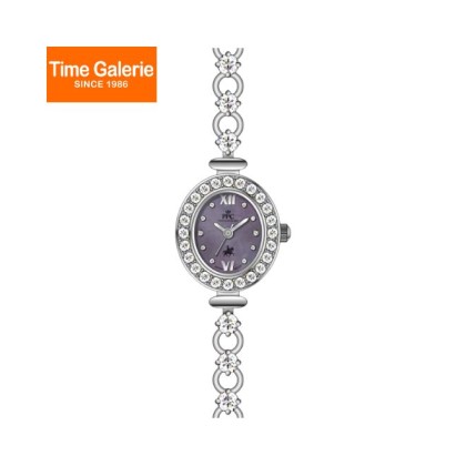 Paris Polo Club PPC-FD12-SL-PR Sparkling Crystal Bezel Bracelet Strap Women Watch Paris Polo Club PPC-FD12-SL-PR Sparkling Crystal Bezel Bracelet Strap Women Watch