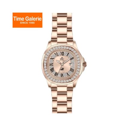 Paris Polo Club PPC-FE05-RG-RG Rounded Square Case Design Bracelet Strap Women Watch Paris Polo Club PPC-FE05-RG-RG Rounded Square Case Design Bracelet Strap Women Watch