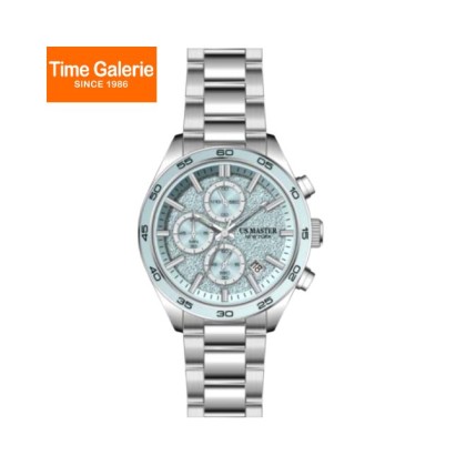 U.S Master Polo Club USM-FE02-SL-LB Light Blue Dial Solid Steel Band Men Watch U.S Master Polo Club USM-FE02-SL-LB Light Blue Dial Solid Steel Band Men Watch
