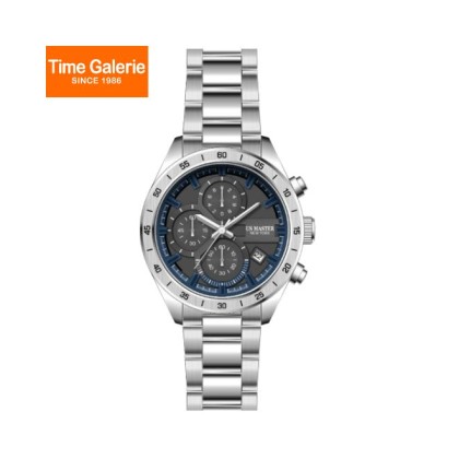 U.S Master Polo Club USM-FD01-SL-GY Date Function Solid Steel Band Men Watch U.S Master Polo Club USM-FD01-SL-GY Date Function Solid Steel Band Men Watch