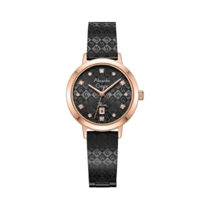 Alexandre Christie ALCW2C23LDBBRBA Analog Black Stainless Steel Women Watch Alexandre Christie ALCW2C23LDBBRBA Analog Black Stainless Steel Women Watch
