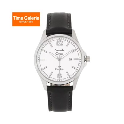 Alexandre Christie ALCW1029LDLSSSL Black Leather Strap Women Watch Alexandre Christie ALCW1029LDLSSSL Black Leather Strap Women Watch