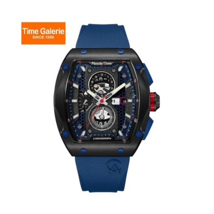 Alexandre Christie ALCW6608MCRUBBU Analog Blue Silicone Strap Men Watch Alexandre Christie ALCW6608MCRUBBU Analog Blue Silicone Strap Men Watch