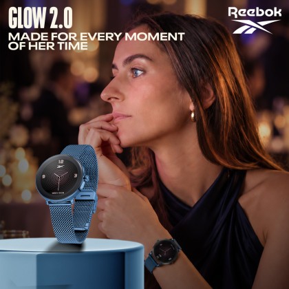 Reebok Glow RV-GL2-L0-ANSN-BB Navy Blue Stainless Steel Women Smartwatch