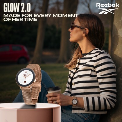 Reebok Glow RV-GL2-L0-A3S3-BB Rose Gold Stainless Steel Women Smartwatch