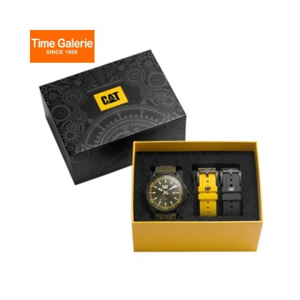 CAT SET-QG-151-23-327 Analog Green Silicone Strap Men Watch CAT SET-QG-151-23-327 Analog Green Silicone Strap Men Watch