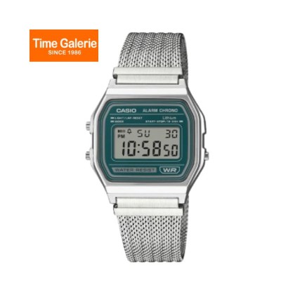 Casio Vintage A158WEM-3 Digital Stainless Steel Unisex Watch