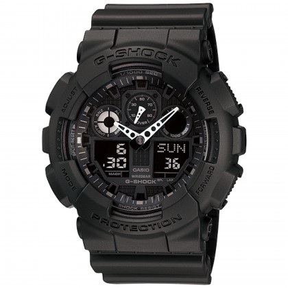 CASIO G-SHOCK GA-100-1A1DR JAM TANGAN GETAH RESIN STRAP