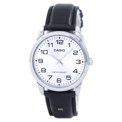 Casio General MTP-V001L-7B Black Leather Band Men Watch Casio General MTP-V001L-7B Black Leather Band Men Watch