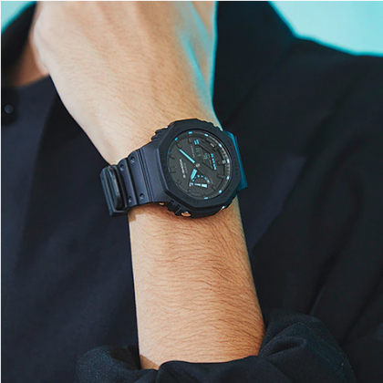 CASIO G-SHOCK GA-2100-1A2DR Black Dial Analog-Digital Men Watch CASIO G-SHOCK GA-2100-1A2DR Black Dial Analog-Digital Men Watch