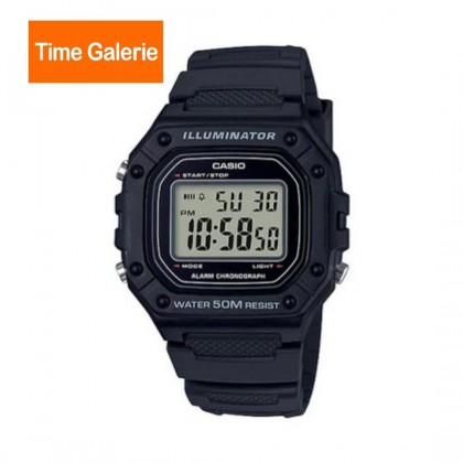 CASIO GENERAL W-218H-1AVDF Black Strap Digital Watch CASIO GENERAL W-218H-1AVDF Black Strap Digital Watch