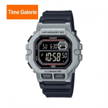 Casio General WS-1400H-1BV Black Resin Band Men Watch