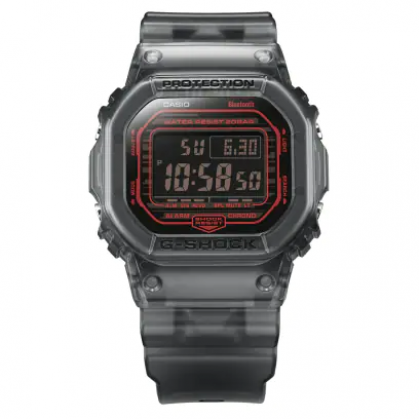 Casio G-Shock DW-B5600G-1 Black Translucent Resin Band Men Sports Watch Casio G-Shock DW-B5600G-1 Black Translucent Resin Band Men Sports Watch