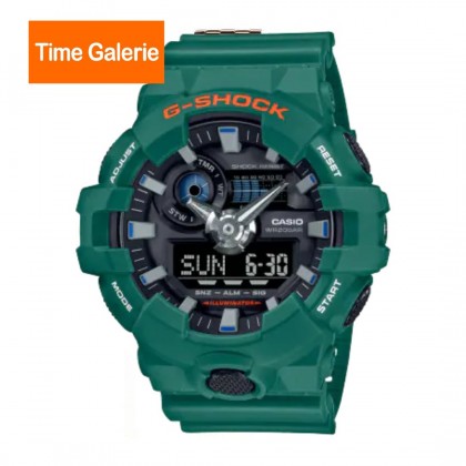 Casio G-Shock Skater Flavour Series GA-700SC-3A Green Resin Band Men Sports Watch Casio G-Shock Skater Flavour Series GA-700SC-3A Green Resin Band Men Sports Watch