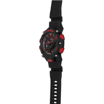 Casio G-Shock Ignite Red Series GA-2200BNR-1A Black Resin Band Men Sports Watch