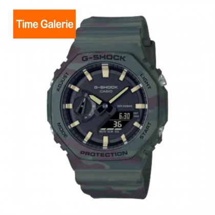 Casio G-Shock GAE-2100WE-3A Green Resin Band Men Sports Watch