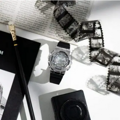 Casio G-Shock Women GM-S110-1A Black Resin Band Sports Watch