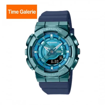 Casio G-Shock Women GM-S110LB-2A Navy Blue Resin Band Sports Watch