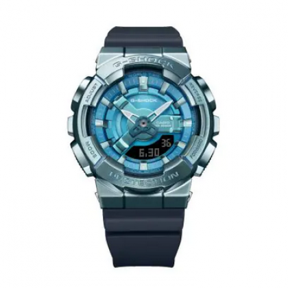 Casio G-Shock Women GM-S110LB-2A Navy Blue Resin Band Sports Watch
