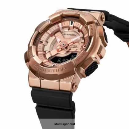 Casio G-Shock Women GM-S110PG-1A Black Resin Band Sports Watch Casio G-Shock Women GM-S110PG-1A Black Resin Band Sports Watch