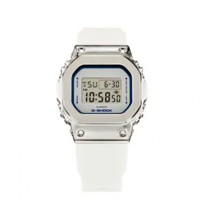Casio G-Shock Women GM-S5600LC-7 White Resin Band Sports Watch