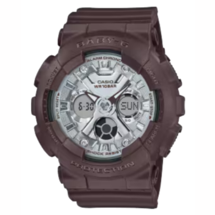 Casio Baby-G Sweets Collection Chocolate BA-130SW-5A Dark Brown Resin Band Women Sports Watch Casio Baby-G Sweets Collection Chocolate BA-130SW-5A Dark Brown Resin Band Women Sports Watch