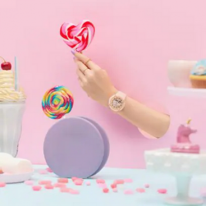 Casio Baby-G Sweets Collection Candy BGA-280SW-4A Pink Resin Band Women Sports Watch
