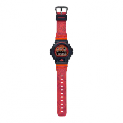Casio G-Shock Time Distortion Series DW-6900TD-4 Fluorescent Red Resin Band Men Sport Watch Casio G-Shock Time Distortion Series DW-6900TD-4 Fluorescent Red Resin Band Men Sport Watch