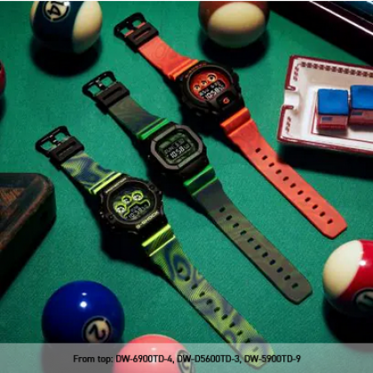 Casio G-Shock Time Distortion Series DW-6900TD-4 Fluorescent Red Resin Band Men Sport Watch Casio G-Shock Time Distortion Series DW-6900TD-4 Fluorescent Red Resin Band Men Sport Watch