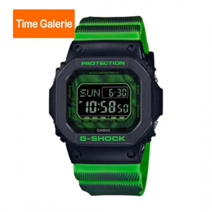 Casio G-Shock Time Distortion Series DW-D5600TD-3 Fluorescent Green Resin Band Men Sport Watch Casio G-Shock Time Distortion Series DW-D5600TD-3 Fluorescent Green Resin Band Men Sport Watch